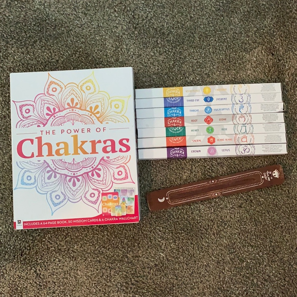 The power of Chakras beginner good and incense